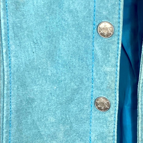 Live a Little Blue Blazer Suede-Like Jacket - Picture 12 of 16